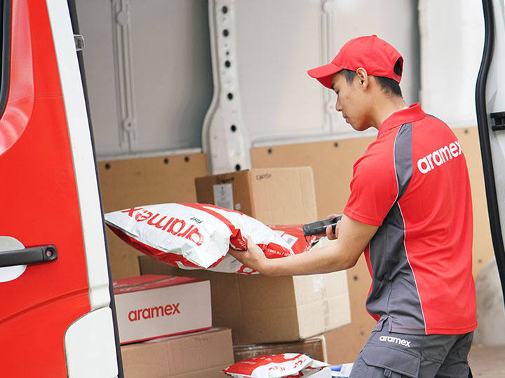 Aramex satchels