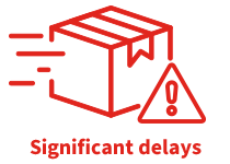 Significant delays