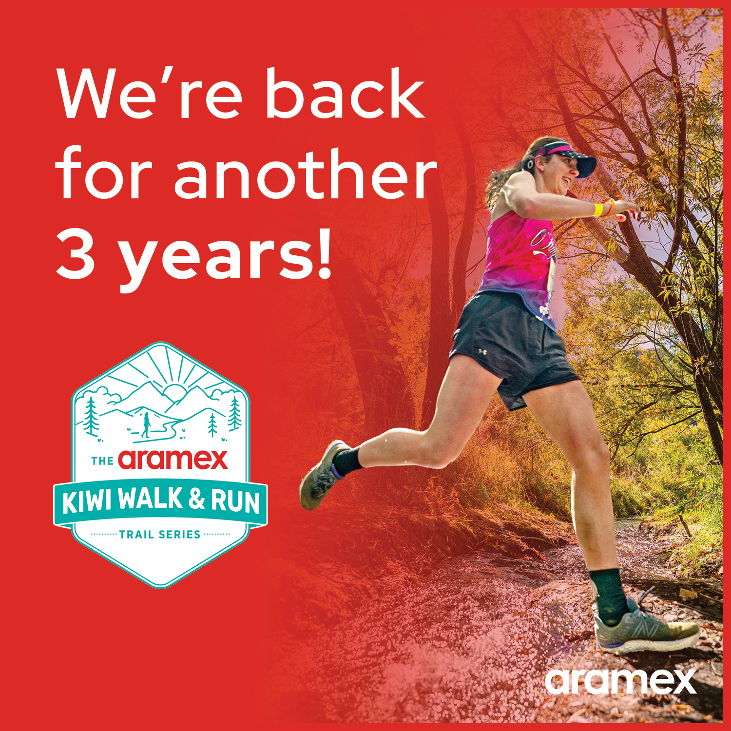 Sponsorship extension of 'The Aramex Kiwi Walk & Run Series' until 2026